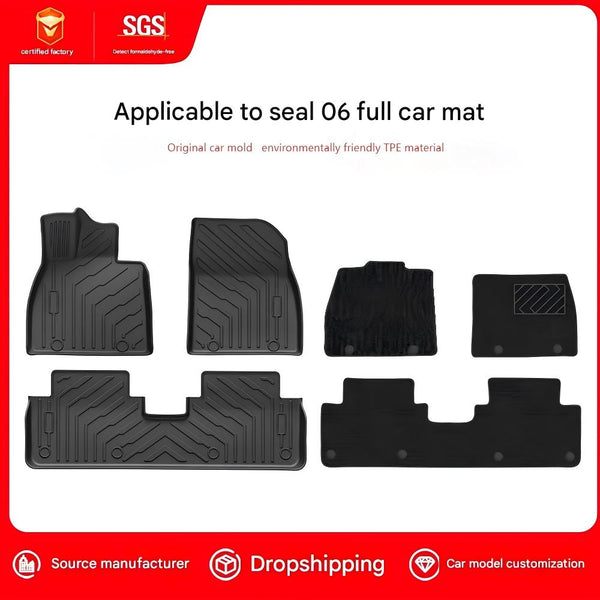 Easy Clean Water Proof Pajero TPE Car Floor Mat